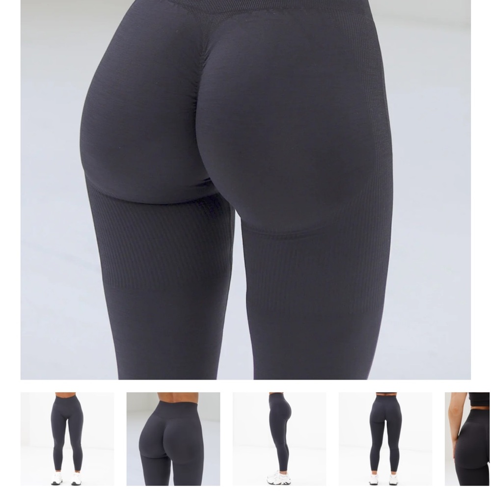 Scrunch Seamless Ribbed Contour Leggings
